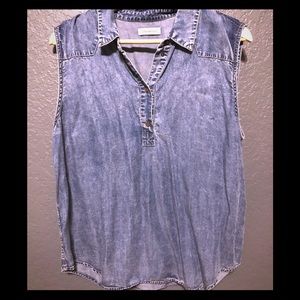 Denim top